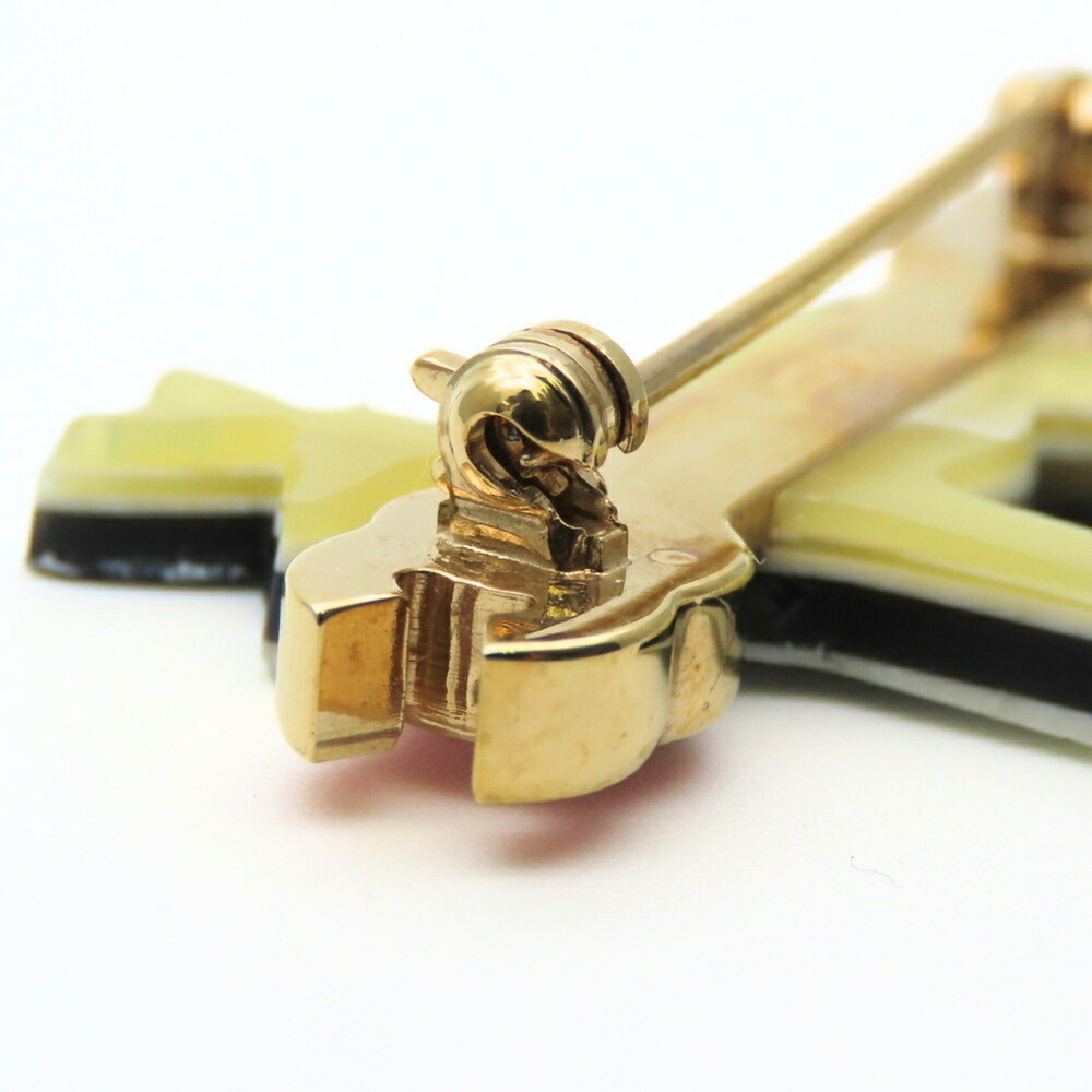 CHANEL Black Logo Brooch - Picture 8 of 11